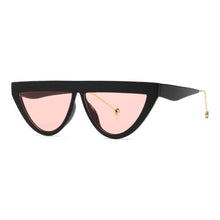 Load image into Gallery viewer, 2023 Triangle Sunglasses Black Dots Women Flat Top Gradient Sun Glasses Female Style Sexy Ladies Frame Shades Uv400