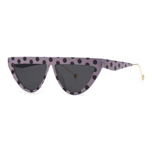 Load image into Gallery viewer, 2023 Triangle Sunglasses Black Dots Women Flat Top Gradient Sun Glasses Female Style Sexy Ladies Frame Shades Uv400