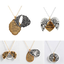 Load image into Gallery viewer, 2020 New Women Gold Necklace You are my sunshine Open Locket Sunflower Pendant Necklace Men Gifts