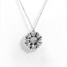 Load image into Gallery viewer, 2020 New Women Gold Necklace You are my sunshine Open Locket Sunflower Pendant Necklace Men Gifts