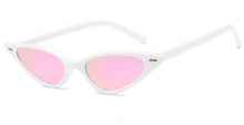 Load image into Gallery viewer, 2023 Cat Eye Sunglasses Men Small Triangle Eyeglasses With Rivet Transparent Plastic Glasses Ocean Lenses gafas de sol