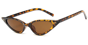 2023 Cat Eye Sunglasses Men Small Triangle Eyeglasses With Rivet Transparent Plastic Glasses Ocean Lenses gafas de sol