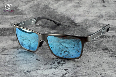 2023 Oculos Masculino Clara Vida Issue Ice Polarized Mirror Lenses With Aluminium Magneisum Carbon Fiber Decor. Sunglasses