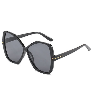 2023 Oversized Gradient Butterfly Sunglasses Women's Brand Designer T Frame Sunglasses Personality  Sun Glasses UV400