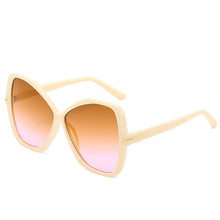 Load image into Gallery viewer, 2023 Oversized Gradient Butterfly Sunglasses Women&#39;s Brand Designer T Frame Sunglasses Personality  Sun Glasses UV400