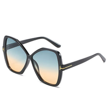 Load image into Gallery viewer, 2023 Oversized Gradient Butterfly Sunglasses Women&#39;s Brand Designer T Frame Sunglasses Personality  Sun Glasses UV400