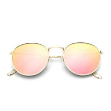 Load image into Gallery viewer, 2022 Retro Round Sunglasses Women Brand Designer Sun Glasses For Women Alloy Mirror Sunglasses Ray Female Oculos De Sol