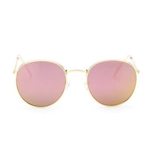 Load image into Gallery viewer, 2022 Retro Round Sunglasses Women Brand Designer Sun Glasses For Women Alloy Mirror Sunglasses Ray Female Oculos De Sol