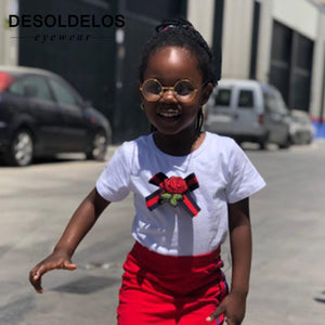 2023 Round Spectacles Glasses Frames Eyewear Kids With Clear Lens Myopia Optical Transparent Glasses For Children Boys Girls