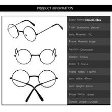 Load image into Gallery viewer, 2023 Round Spectacles Glasses Frames Eyewear Kids With Clear Lens Myopia Optical Transparent Glasses For Children Boys Girls