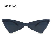 Load image into Gallery viewer, 2023 Sexy Cat Eye Sunglasses Women Brand Designer Mirror Black Triangle Sun Glasses Female Shades For Ladies UV400