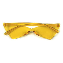 Load image into Gallery viewer, 2023 Sexy Cat Eye Sunglasses Women Brand Designer Mirror Black Triangle Sun Glasses Female Shades For Ladies UV400