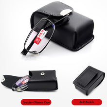 Load image into Gallery viewer, 2023 Shuaidi Pu Case Belt Portable Foldable Noble Wear Anti-reflection Coated Reading Glasses+1.0 +1.5 +2.0 +2.5 +3.0 +3.5+4.0