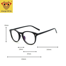 Load image into Gallery viewer, Spectacle Classic Women Round Eyeglasses Frame Brand Designer Men Nail Decoration Optical Glasses Reading Glasses