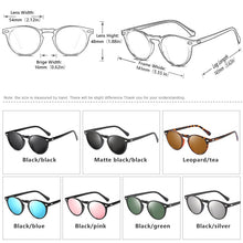 Carica l'immagine nel visualizzatore di Gallery, 2023 TR90 Lightweight Tortoise Brown Unisex Sunglasses Polarized Men Women Vintage Retro Small Round gafas oculos de sol UV400