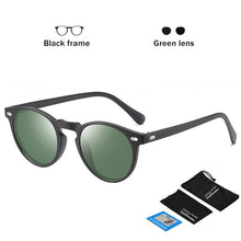 Carica l'immagine nel visualizzatore di Gallery, 2023 TR90 Lightweight Tortoise Brown Unisex Sunglasses Polarized Men Women Vintage Retro Small Round gafas oculos de sol UV400