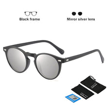 Carica l'immagine nel visualizzatore di Gallery, 2023 TR90 Lightweight Tortoise Brown Unisex Sunglasses Polarized Men Women Vintage Retro Small Round gafas oculos de sol UV400