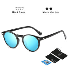 Carica l'immagine nel visualizzatore di Gallery, 2023 TR90 Lightweight Tortoise Brown Unisex Sunglasses Polarized Men Women Vintage Retro Small Round gafas oculos de sol UV400