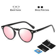 Carica l'immagine nel visualizzatore di Gallery, 2023 TR90 Lightweight Tortoise Brown Unisex Sunglasses Polarized Men Women Vintage Retro Small Round gafas oculos de sol UV400