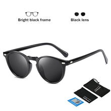 Carica l'immagine nel visualizzatore di Gallery, 2023 TR90 Lightweight Tortoise Brown Unisex Sunglasses Polarized Men Women Vintage Retro Small Round gafas oculos de sol UV400