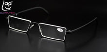 Load image into Gallery viewer, 2023 Tr90 Ultra Light Frame Pocket Half Semi Spectacle Reading Glasses +4.5 +5 +5.5 +6 +6.5 +7 +7.5 To +13 Ochki Dlya Chteniya
