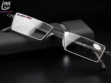 Load image into Gallery viewer, 2023 Tr90 Ultra Light Frame Pocket Half Semi Spectacle Reading Glasses +4.5 +5 +5.5 +6 +6.5 +7 +7.5 To +13 Ochki Dlya Chteniya