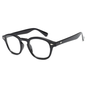 2023 Trending Johnny Depp Style Glasses Men Women Vintage Optical Myopia Frames Eyeglasses Prescription Spectacle Clear Lens