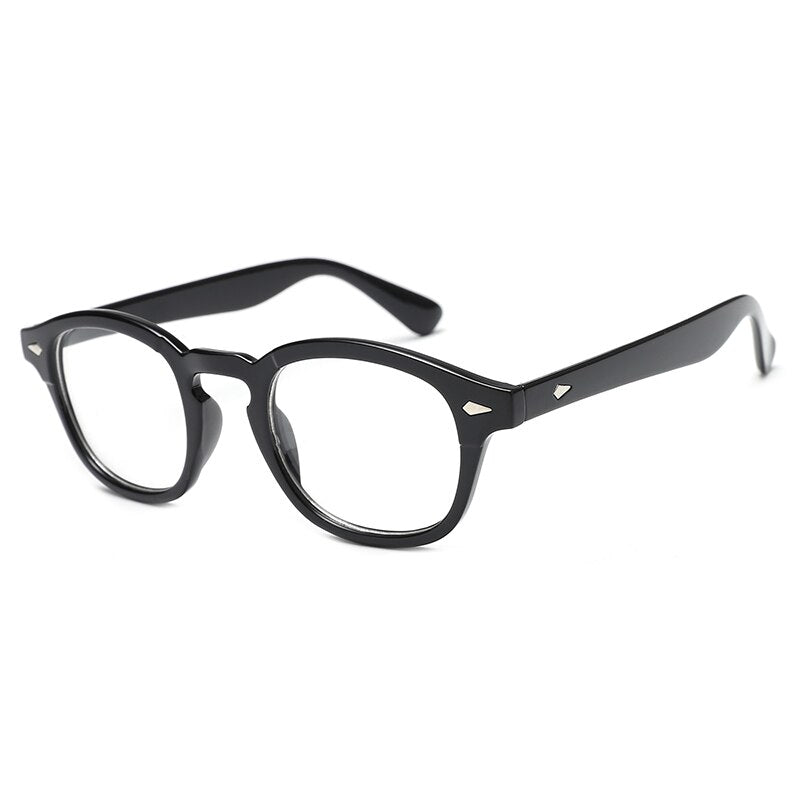 2023 Trending Johnny Depp Style Glasses Men Women Vintage Optical Myopia Frames Eyeglasses Prescription Spectacle Clear Lens