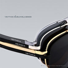 Load image into Gallery viewer, 2023 VEITHDIA UV400 Pilot Yurt Sun Glasses Men Polarized Sunglasses Brand Logo Design Driving Glasses Goggles Oculos de sol 1306