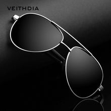 Load image into Gallery viewer, 2023 VEITHDIA UV400 Pilot Yurt Sun Glasses Men Polarized Sunglasses Brand Logo Design Driving Glasses Goggles Oculos de sol 1306
