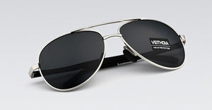 2023 VEITHDIA UV400 Pilot Yurt Sun Glasses Men Polarized Sunglasses Brand Logo Design Driving Glasses Goggles Oculos de sol 1306