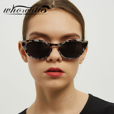 2023 Vintage Cat Eye Sunglasses Women Brand Design Square Tortoise Shell Black Leopard Frame Sun Glasses Shades S119