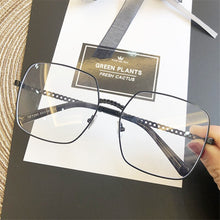 Load image into Gallery viewer, 2023 Women Glasses Frames Female Gold Silver Color Sunglasses Anti-blue Light Flat Mirror Eyeglasses armacao de oculos