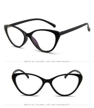 Load image into Gallery viewer, 2023 Women Vintage glasses clear lens optical Cat eye frames Slim leg light reading Glasses Oculos de grau feminino 859