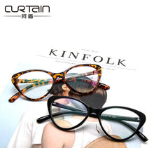 Load image into Gallery viewer, 2023 Women Vintage glasses clear lens optical Cat eye frames Slim leg light reading Glasses Oculos de grau feminino 859