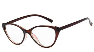 2023 Women Vintage glasses clear lens optical Cat eye frames Slim leg light reading Glasses Oculos de grau feminino 859