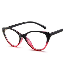 Load image into Gallery viewer, 2023 Women Vintage glasses clear lens optical Cat eye frames Slim leg light reading Glasses Oculos de grau feminino 859