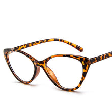 Load image into Gallery viewer, 2023 Women Vintage glasses clear lens optical Cat eye frames Slim leg light reading Glasses Oculos de grau feminino 859