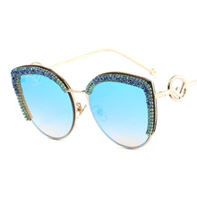 Load image into Gallery viewer, 2023 Women glasses  Cat Eye Sunglasses Women Brand Designer Italy  Sun glasses Female Gradient Eyewear Shades