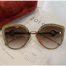 Load image into Gallery viewer, 2023 Women glasses  Cat Eye Sunglasses Women Brand Designer Italy  Sun glasses Female Gradient Eyewear Shades