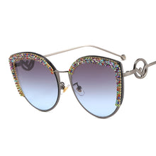 Load image into Gallery viewer, 2023 Women glasses  Cat Eye Sunglasses Women Brand Designer Italy  Sun glasses Female Gradient Eyewear Shades