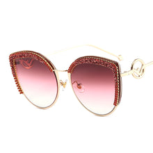 Load image into Gallery viewer, 2023 Women glasses  Cat Eye Sunglasses Women Brand Designer Italy  Sun glasses Female Gradient Eyewear Shades