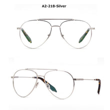 Load image into Gallery viewer, 2023 classic glasses frame women Myopia computer eyeglasses men  metal Brand spectacle frames Clear Lens Glasses 218