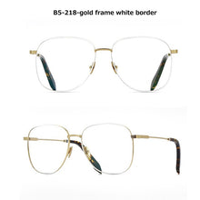 Load image into Gallery viewer, 2023 classic glasses frame women Myopia computer eyeglasses men  metal Brand spectacle frames Clear Lens Glasses 218