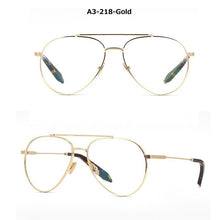 Load image into Gallery viewer, 2023 classic glasses frame women Myopia computer eyeglasses men  metal Brand spectacle frames Clear Lens Glasses 218