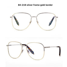 Load image into Gallery viewer, 2023 classic glasses frame women Myopia computer eyeglasses men  metal Brand spectacle frames Clear Lens Glasses 218