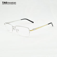 Load image into Gallery viewer, 2023 Brand  rimless glasses frame titanium eye glasses frames for men Square Business eyeglasses frames men