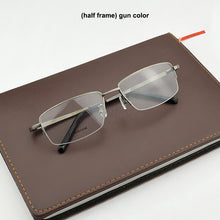 Load image into Gallery viewer, 2023 Brand  rimless glasses frame titanium eye glasses frames for men Square Business eyeglasses frames men