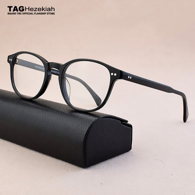 2023 Brand transparent glasses frame women vintage spectacle frames myopia computer round glasses frame men eyeglasses