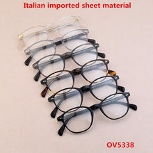 Load image into Gallery viewer, 2023 Brand transparent glasses frame women vintage spectacle frames myopia computer round glasses frame men eyeglasses